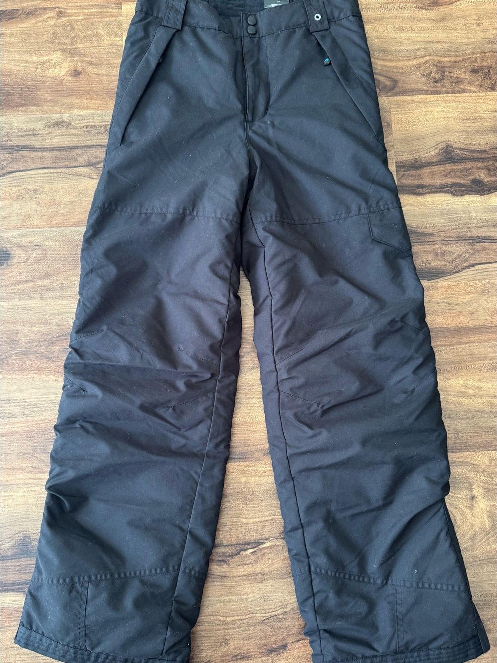 Boy’s Black Insulated Snow Pants Size L (14/16) Polar Edge